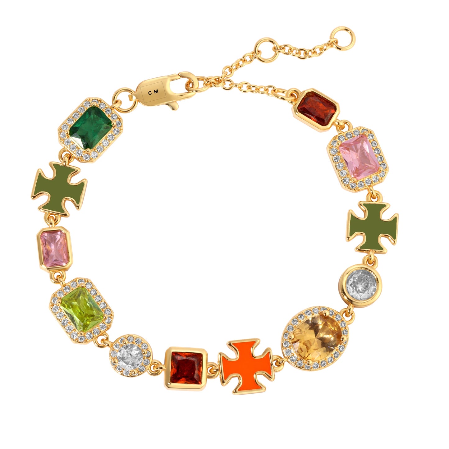 Solstice Gemstone Bracelet Gold